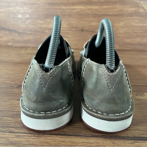 Ariat Crusier ‘Buffalo Print’ Leather Slip-On Sneakers Loafers Women’s Size 7 - Picture 4 of 11